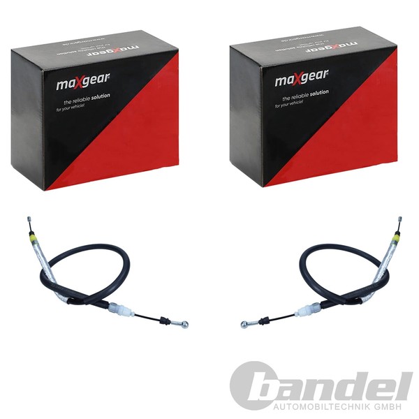 2X Maxgear Handbremsseil Hinten Beidseitig Passend FüR CitroËN C3 DS5 Peugeot 50-image