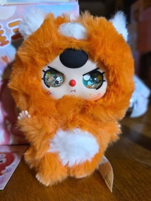  Authentic Baby Three De-Lovely Plush Confirmed Fox CUSTOM FACE! LIGHT UP EYES