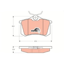 Satz Bremsbeläge Bremsklötze hinten für Skoda Octavia 1 1U2 1U5 2 1Z3 | 23895