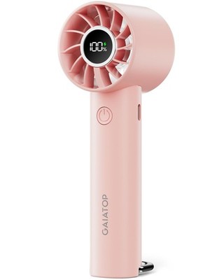 Gaiatop Portable Mini Fan, 3 Speed Handheld Fans with Power Display Flashligh...