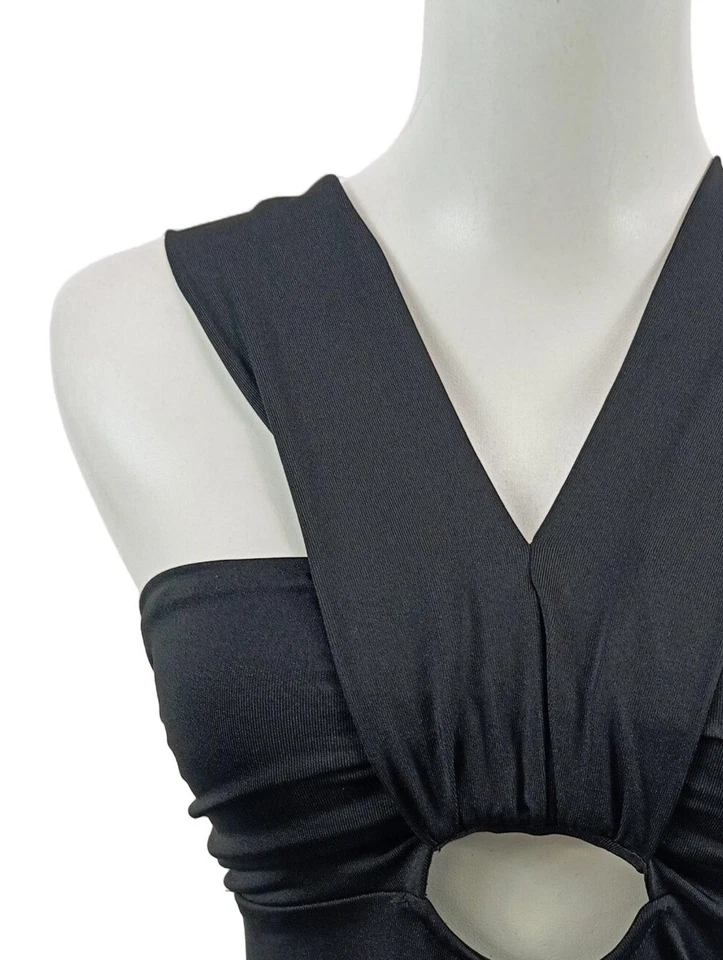 ZARA Body basique Dames Body T EU 36 noir style décontracté - Photo 3/4