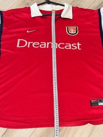 Original Nike Arsenal FC Dreamcast Shirt 1999 / 00s Mens XXL