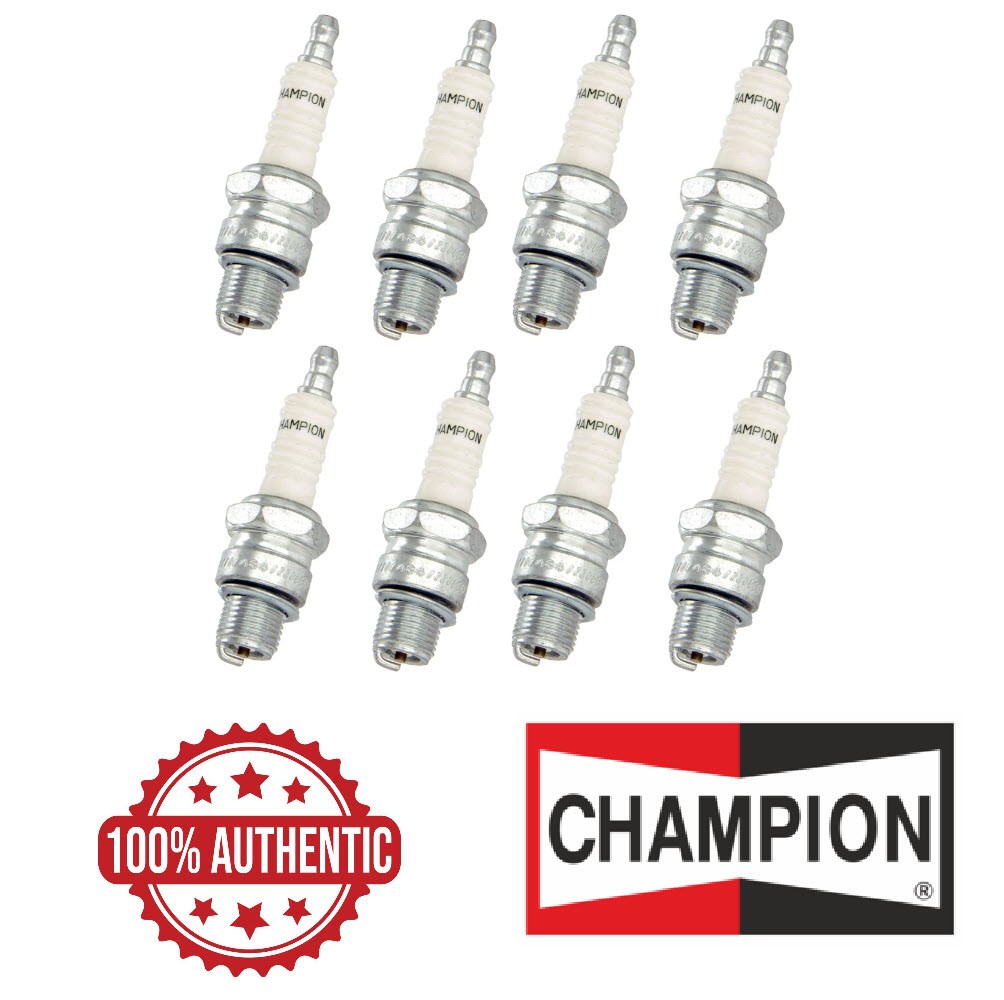 8 PC CHAMPION COPPER PLUS 828M SPARK PLUGS FOR QL77JC4 707 4551 3579 1472