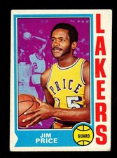 1974-75 Topps #137 Jim Price Los Angeles Lakers NBA Card VG/EX