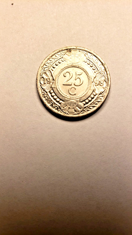 25 Cents 1998 Netherlands Antilles  256