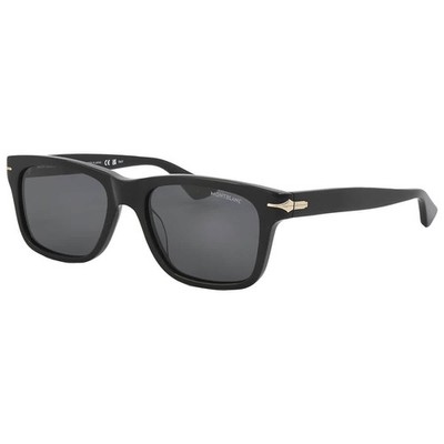 Montblanc Smoke Square Men's Sunglasses MB0263S 001 54 MB0263S 001 54