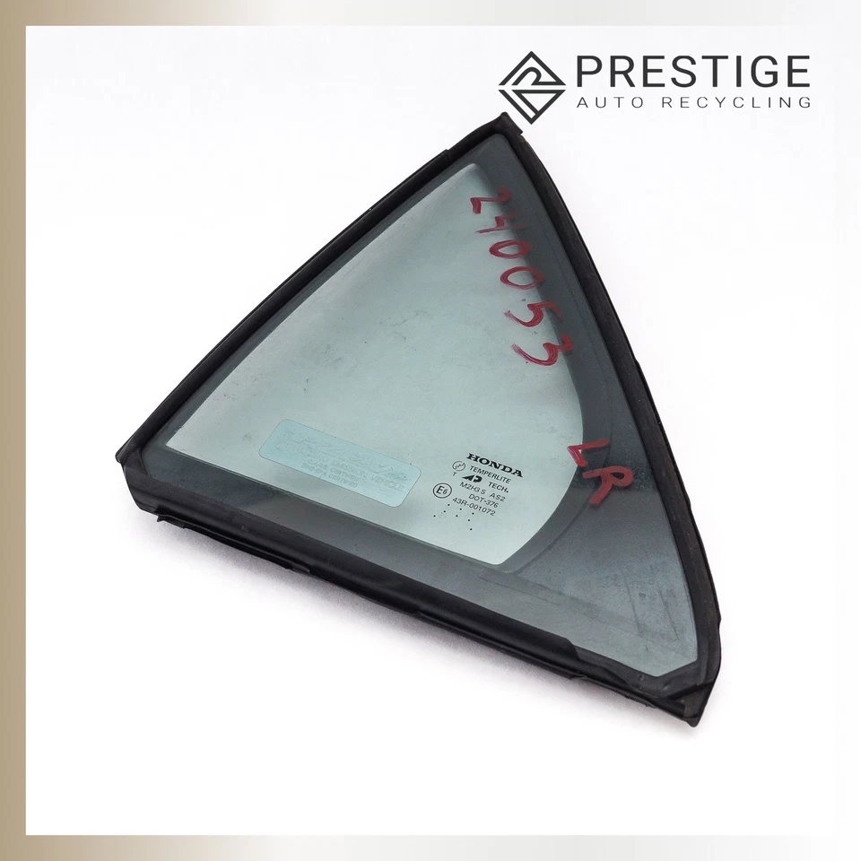 2003-2007 HONDA ACCORD Door Vent Quarter Window Glass Rear Left 73455-SDA-A10 - Изображение 2 из 4