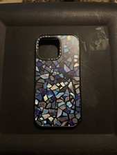 iphone 15 pro max Casetify Mosaic Blue/ Black