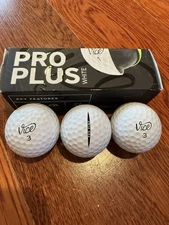 Vice Pro Plus Golf Ball Sleeve (3 Balls) White NEW In Box