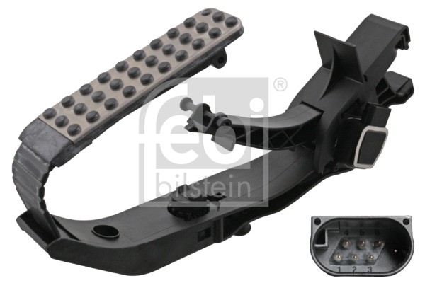 Driver side FEBI BILSTEIN 100715 Accelerator Pedal for MERCEDES-BENZ