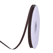 1/4 Inch Wide Seal Brown Grosgrain Ribbon 50 Yard Spool Craft Fabric Bow