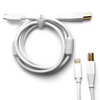 DJ TECHTOOLS DJTT USB-C Chroma Cable White 1,5m, gerader Stecker - Kabel für DJs