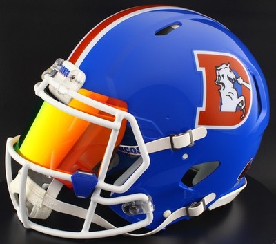 DENVER BRONCOS NFL Riddell Speed Full Size AUTHENTIC Football Helmet