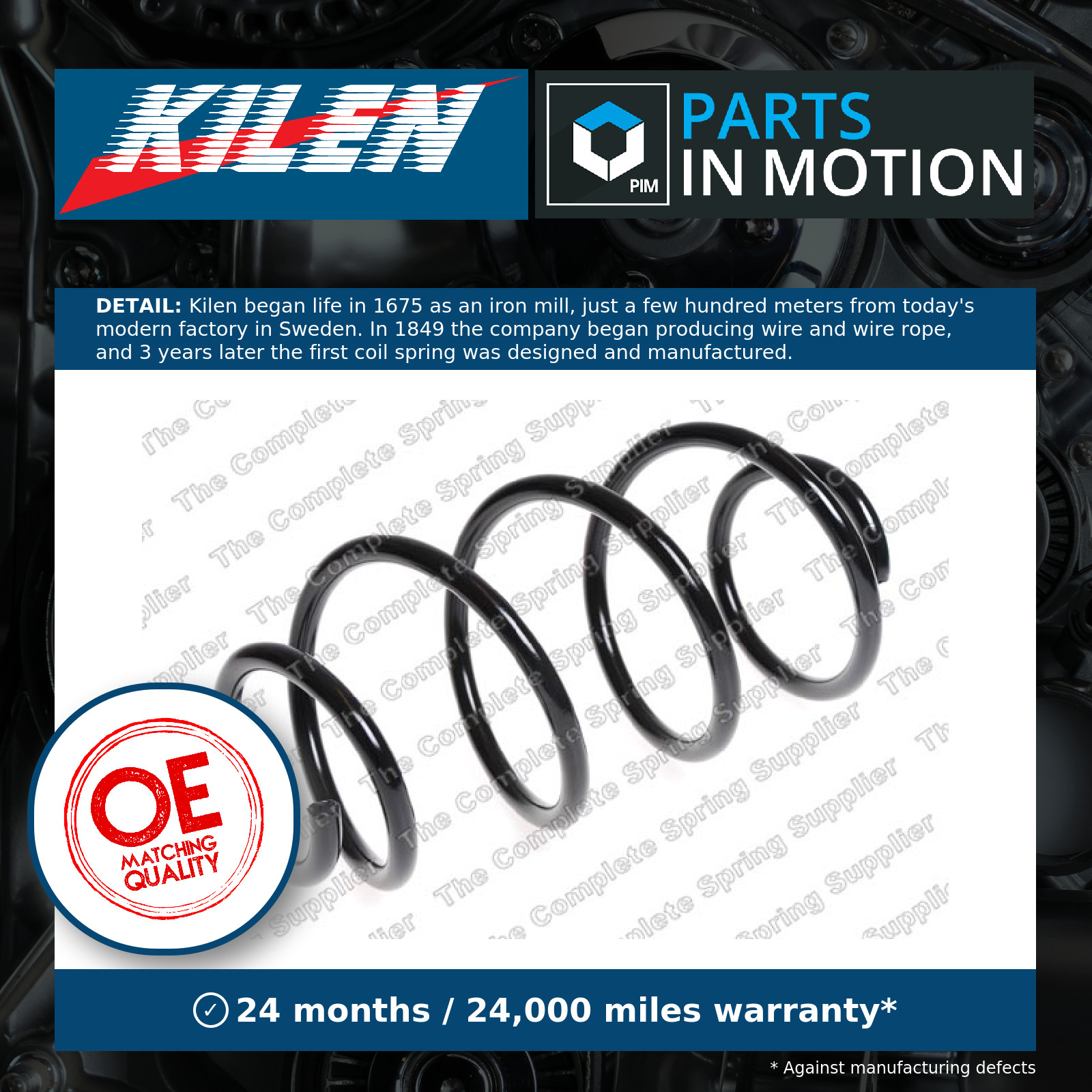 Suspension spring Front Axle Coil Spring 4015677 LESJÖFORS for PEUGEOT CITROËN - Image 5