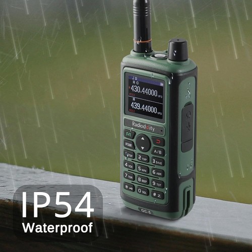 Escáner de radio digital de mano policía de bomberos VHF FM EMS Ham transceptor de 2 vías doble - Imagen 5 de 9