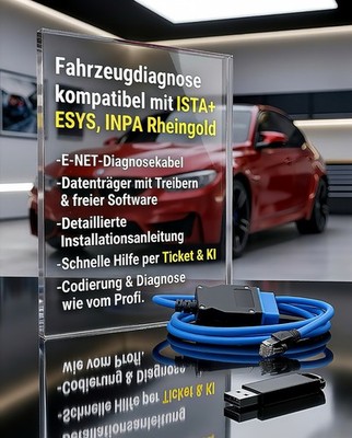 Profi Diagnose Set 2026 ENET OBD2 E F G I komp ISTA+ INPA E-Sys Rheingold