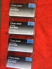 Black and Decker brad nails 1 1/4 ", fits B&D 9720 nailer or Craftsman 968425
