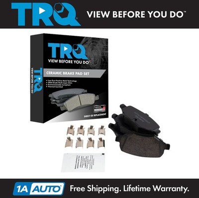 TRQ Posi Ceramic Disc Brake Pad Set Rear for Ford Edge Explorer Lincoln New