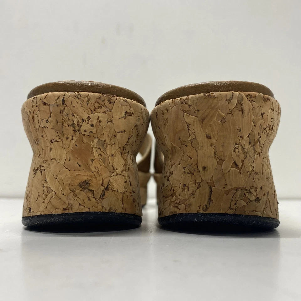 Stuart Weitzman Women Caliper A400131 Brown Leather Buckle Sandals Size 7B - Image 4 of 4