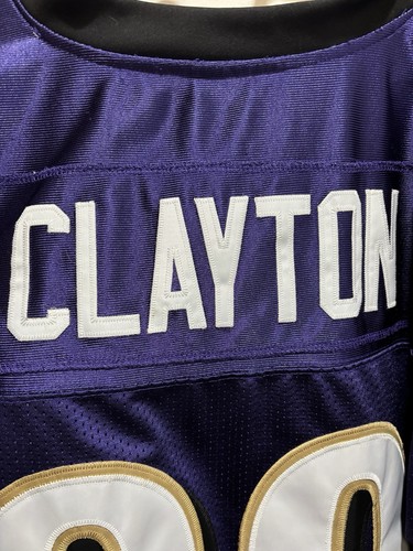 Reebok NFL Baltimore Ravens Mark Clayton #89 Authentic Home Jersey Size 52 rare - Picture 8 of 13