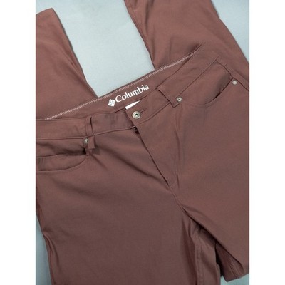 Columbia Men's Royce Range Stretch Hiking Pants 34x34 Bark Brown