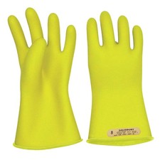SALISBURY E0011Y/9H Elec. Insulating Gloves,Type I,9-1/2,PR1 21RK74