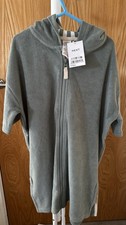 Sage Green Towelling Zip Through Cover-Up (4-5 yrs)