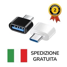 2 Pezzi ADATTATORE DA USB-C A USB 3.0 UNIVERSALE BIANCO