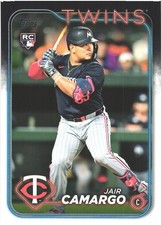 2024 Topps Update #US314 Jair Camargo Minnesota Twins Rookie