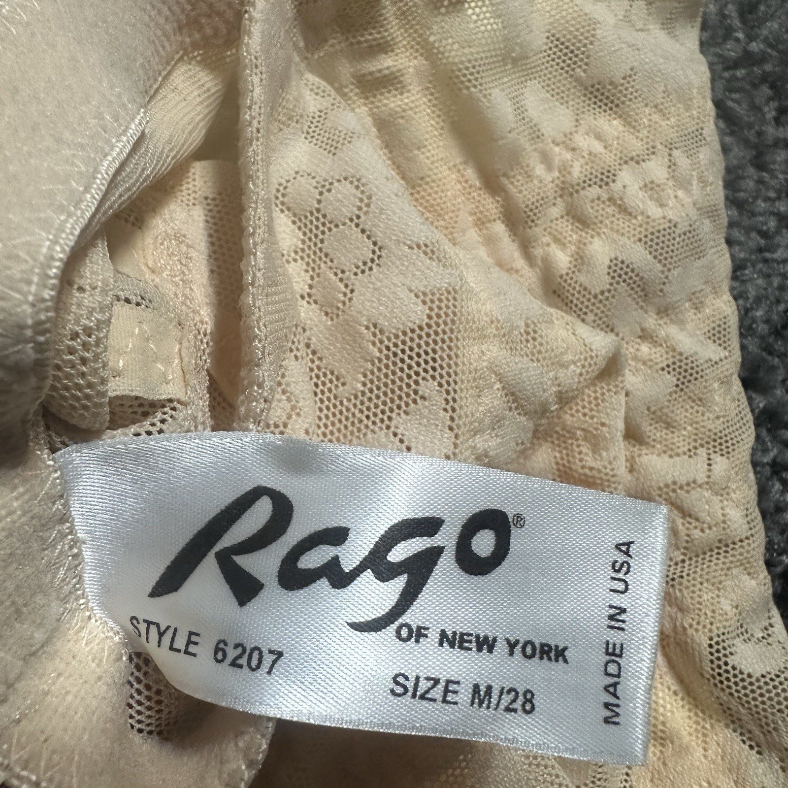 Vintage Rago of New York Lace Girtle Shaper Shorts Size M/28 lingerie ...