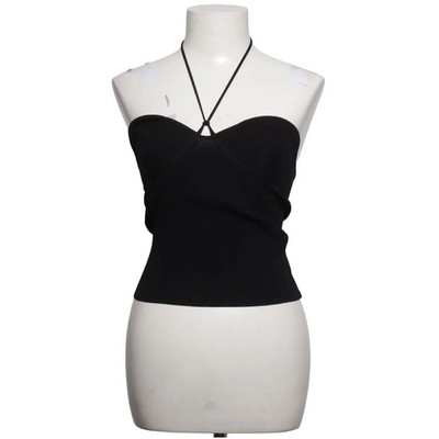 NA-KD, Neckholder Top, Größe: XS, Schwarz, Polyamid/Viskose, Streifen #SmQ