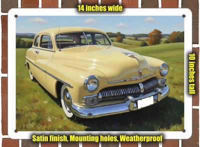 Metal Sign - 1950 Mercury 12 Oil Painting - 14x10