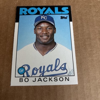 BO JACKSON 1986 Topps Traded RC ROOKIE #50T Royals Baseball Card (f8)