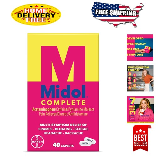 Portable Menstrual Pain Relief Caplets 40 Count – Powerful Cramps…