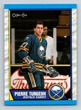 #25 Pierre Turgeon 1989-90 O-Pee-Chee Buffalo Sabres