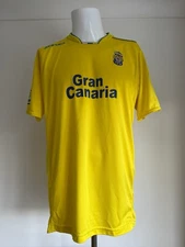 UD Las Palmas Acerbis Gran Canaria Yellow Home Football Soccer Shirt Size XXL