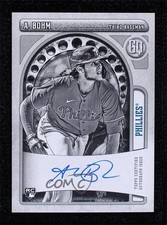 2021 Topps Gypsy Queen Black & White 29/50 Alec Bohm #GQA-AB Auto 04cw