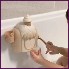 Ice Cream Foam Machine Car Bath Toys Toddler Ice Cream Maker Suction Fine