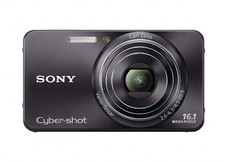 SONY Cyber-shot DSC-W570 16.1MP 5x Optical Zoom Digital Camera -Black