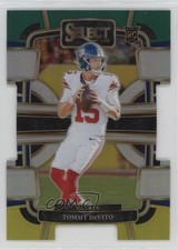 2023 Panini Select Concourse Green & Yellow Prizm Die-Cut Tommy DeVito #73 1kh4