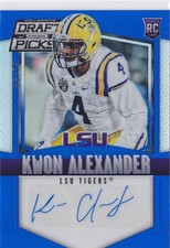 2015 Kwon Alexander Prizm Draft Picks Blue  Auto  RC 8/75    #250 (A5040)