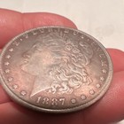 1887 Morgan Silver Dollar $1 Philadelphia No Mint Mark Business Strike .900 — photo 4