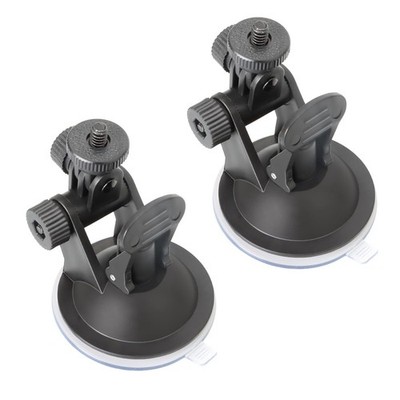 ThtRht 2 Pack Dash Cam Suction Cup Mount with 1/4 Screw Thread Black 
