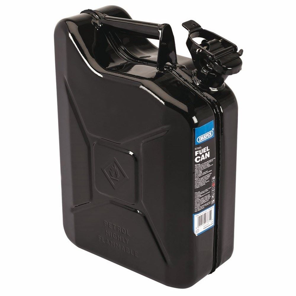 Draper Black Steel Jerry Can - Image 3