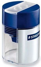 Staedtler Double-hole Tub Pencil Sharpener - 2 Hole[s] - Plastic (STD512001)
