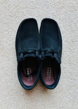 Clarks Originals Wallabees black suede UK size 8G