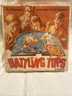 Vintage 1968 Ideal Battling Tops Game, 4 Spinners