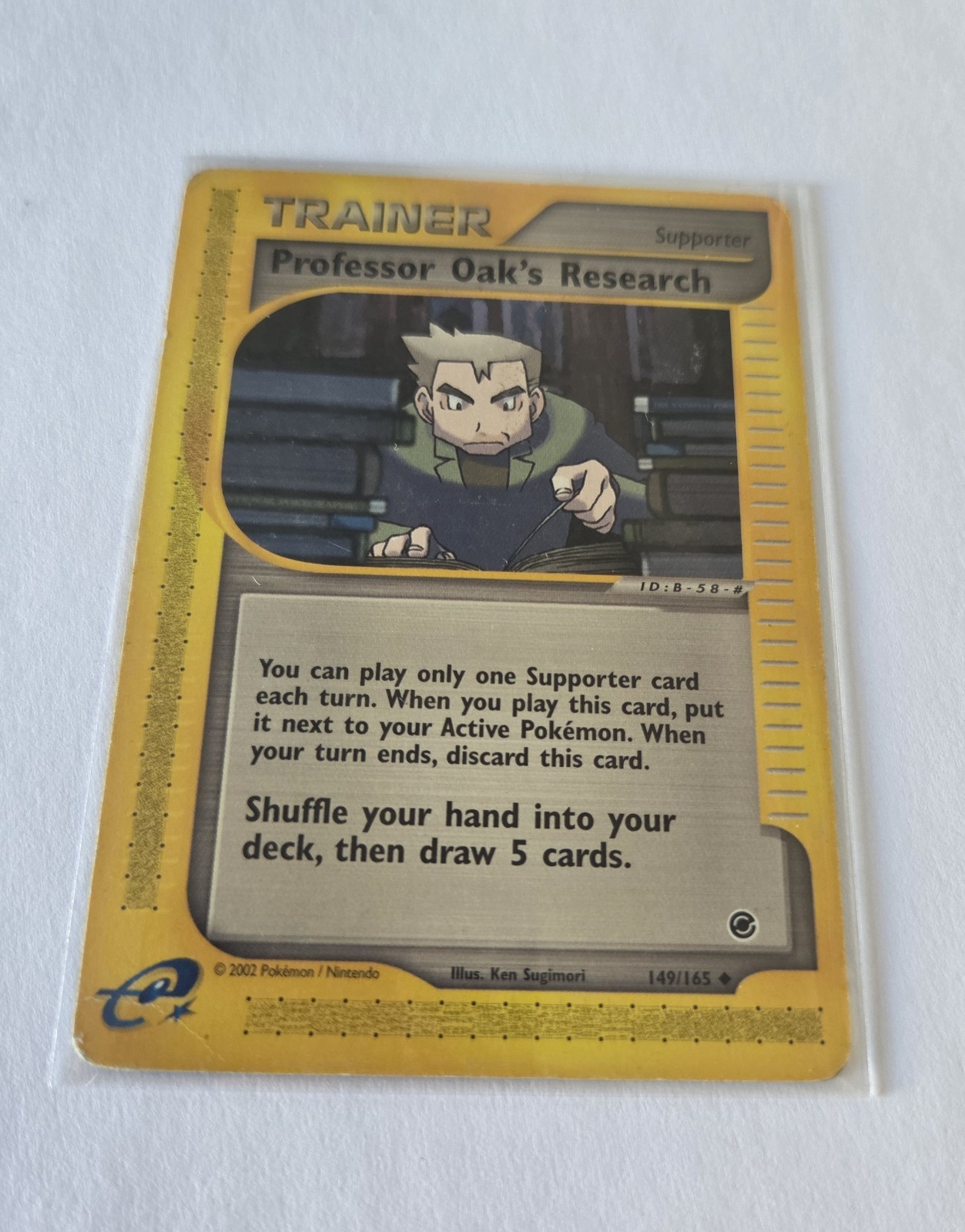 Pokémon Professor Oak's Research 149/165 Expedition Base Set Regular