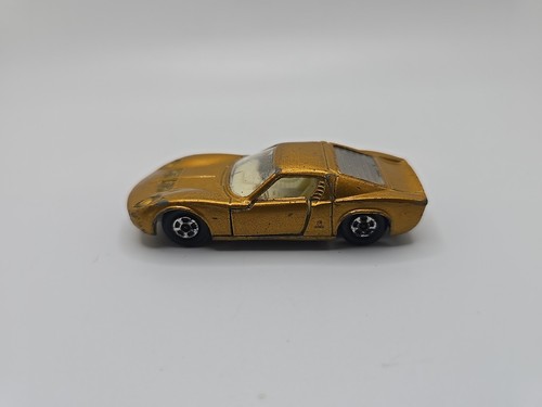 VINTAGE Matchbox No. 33 Lamborghini Miura Gold Superfast Car Lesney England 1969 - Picture 7 of 7