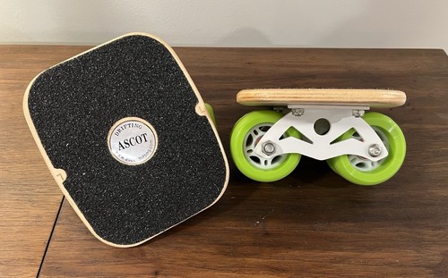 ASCOT DRIFTING SKATES Lime Green Wheels